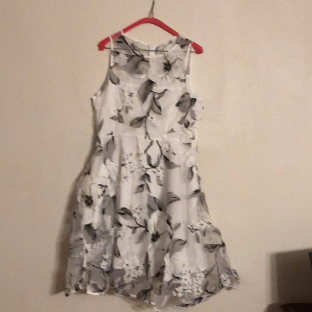 Sleeveless, short party dress.